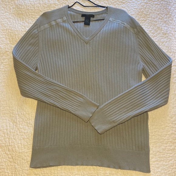 Light blue Calvin Klein sweater XL - Picture 1 of 6